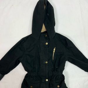 #1714 MiniMoca Soft Black Teen’s Button-Up Jacket | Size: Unknown